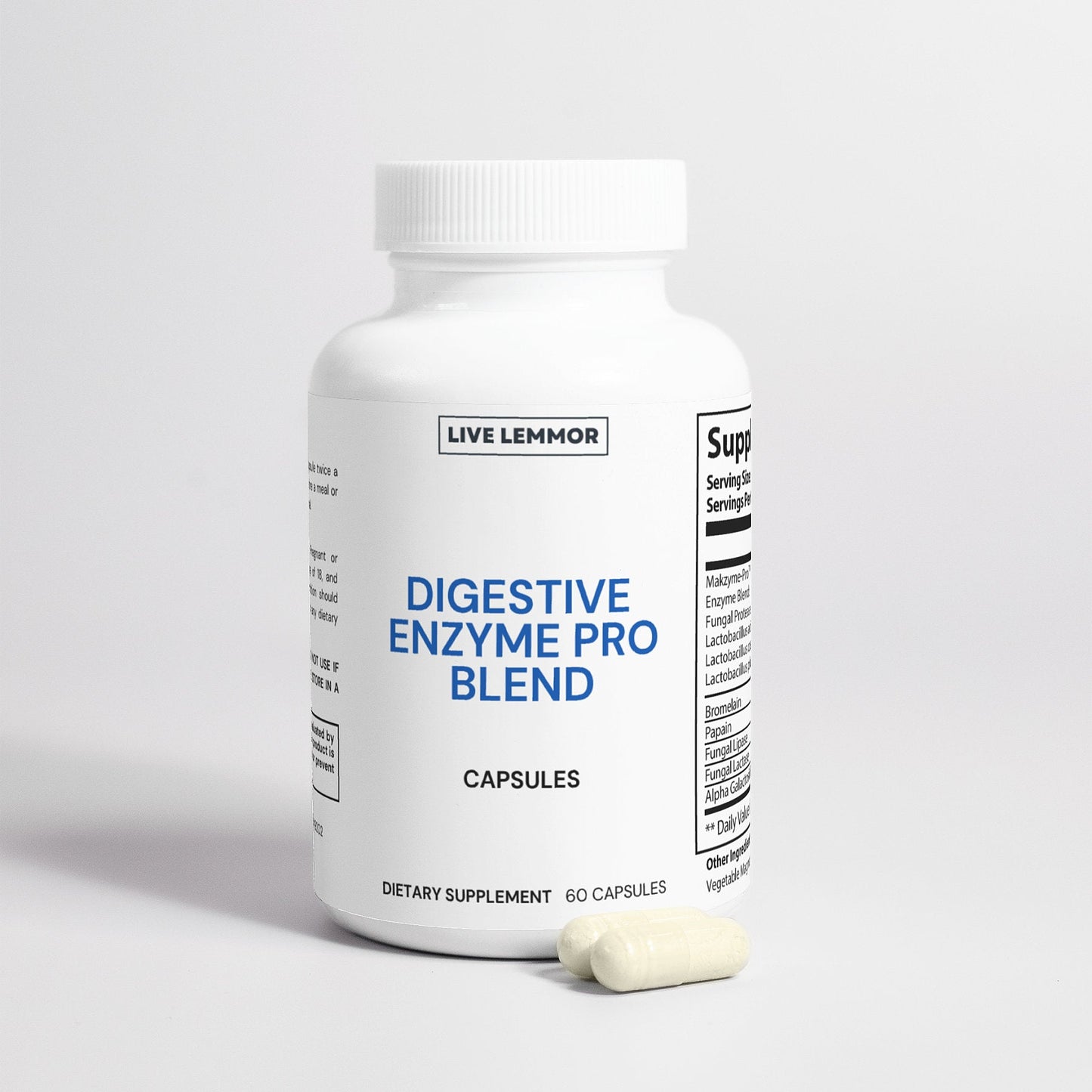 Digestive Enzyme Pro Blend - Live Lemmor